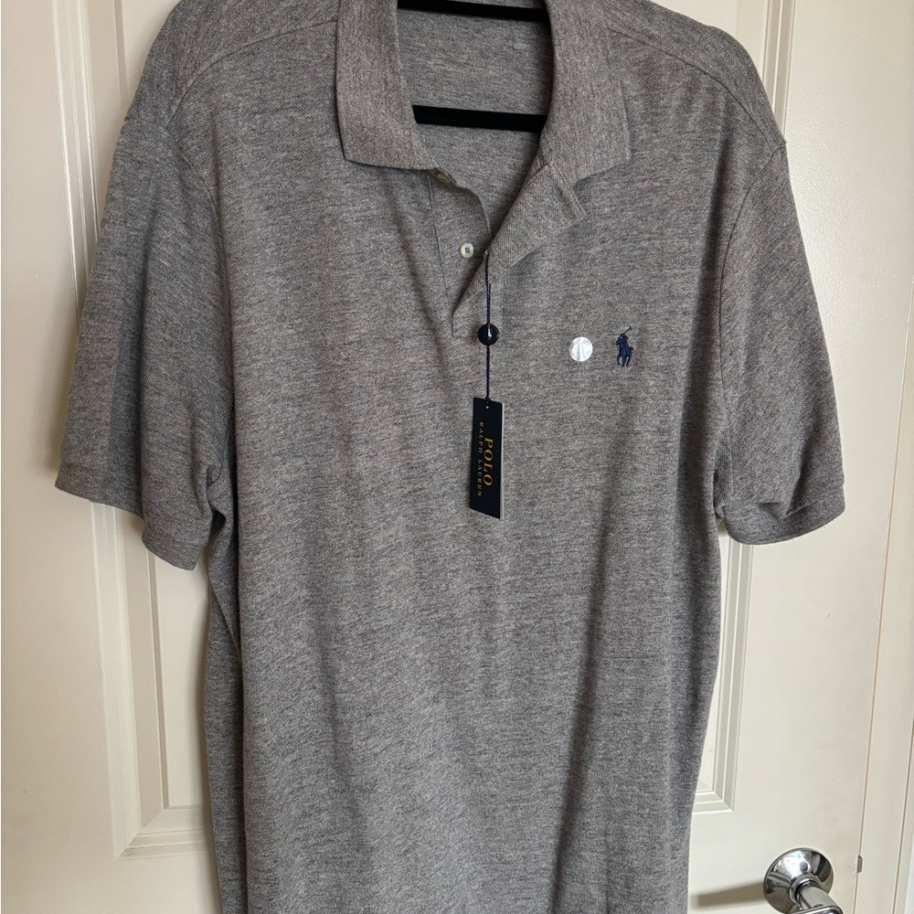Ralph Lauren Classic Gray Polo Shirt for Men